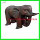 customize size animal fiberglass statue large bronze elephant model as decoration statue in garden /square / shop/ mall