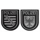 120D Woven Polyester Police Embroidered Patch For Jackets Vests