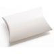 White Color Pillow Box Packaging CMYK Printing , Pillow Shape Cardboard Box