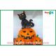 Inflatable Holiday Decorations , Pumpkin Inflatable Cartoon Characters For Halloween