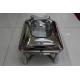 Food Warm Stainless Steel Cookwares , Hydraulic Induction Chafing Dish