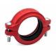 Flexible 57mm-325mm Grooved Clamp Coupling Red Casting Technics