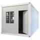 Hotel Prefab Flat Pack Container House With PVC Sliding Window Simplicity Design