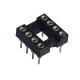 UL 94V 0 28 Pin Dip IC Socket Round Hole 7.62mm Connector Moisture Proof
