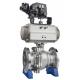 DIN Standard Ts CE 300lb Floating Flanged Pipeline Switch Ball Valve for Shipping Cost