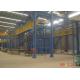 Heavy Machinery Paint Booth With Automatic Delivery Chain System Industral Paint Line