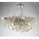 Silver Plated Branched Acrylic Chandeliers With Water Pearls