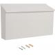 Stylish and Convenient White Powder Coating Wall Mounted Metal Mailbox for Your Mail