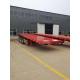 New Tri-Axle  40 Tons  Foot Container Chassis Flatbed Semi Trucks Trailer