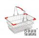 OEM Wire Grocery Basket , TGL Basket For Grocery Shopping CE Certificates