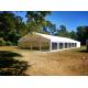 Fast Erected 100 Guests Waterproof Event Tent , PVC Marquee Party Tent For Hire