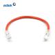 Orange 24AWG Cat5e UTP Patch Cable ,  CAT6 Cat6A Network Cable
