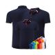Polyester Spandex Short Sleeve T Shirt 3D Embroidery Flyita