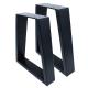 Single-side Bracket Structure Modern Dining X Shaped Metal Table Legs for Industrial