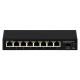 9 Port Unmanaged 2.5G Ethernet Switch With 10G Uplink SFP Port 60Gbps Backplane Bandwidth