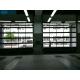 Transparent PC Glass Commercial Sectional Garage Doors