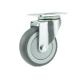 Customization 2 3 4 Caster Wheels Swivel Plate PVC/PU Caster Diameter 75mm/100mm/125mm