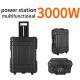 3000W Solar Power Station with Solar Panel USB/Type-C 18W Max Nominal Capacity 3000wh