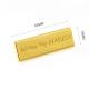 Eco Friendly Rectangle Metal Bag Label For Customized Handbags In Gold