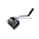 31:1 Quality Black Spraying Worm Gear Winch With Cable, Mini Hand Winch Worm Gear For Greenhouse
