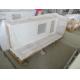Professional Quartz Stone Countertops , Quartz Bathroom Worktops Pure White Color