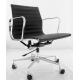 Ribbed PU Leather Modern Classic Office Chair Low Back Net Weight 15.9 Kg