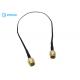 Straight SMA Male To SMA Male RG174A/U Flat Panel Indoor Digital TV Antenna Cable