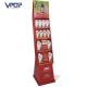 High Density Cardboard POS Displays , Drug Store Mobile Storage Shelving