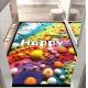 3D Creative Happy Time Pattern Carpets For Entrance Door, Sofa And Bedroom