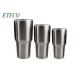 Wine Reusable Insulated Cups 304 Stainless Steel Natural Round Ecofriendly