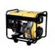 5000 W Silent Diesel Generator Set Yellow / Red Quiet Portable Generator