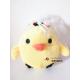 2016 stuffed yellow chicken with Wedding dressed small plush toy new design loved by kids