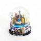Custom Resin Japan Souvenirs Snow Globe Hand Painting High Quality 65mm Osaka Glass Snowball For Collection Gifts