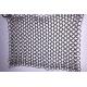 304 316 Stainless Steel Chainmail Cast Iron Scrubber 7 / 8 Inch For Kitchen