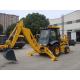 Tractor with Front End Loader and Backhoe , 70KW Power Heavy Equipment Backhoe