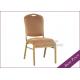 Metal Wood Look Upholsteredt Dining Chair (YA-15)