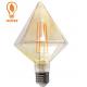 D95 E27 filament bulb amber Diamond edison LED Filament Bulbs 220-240V 8W led bulb