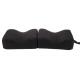 Black Leg Foot Support Memory Foam Knee Pillow With Plush Cover For Leg Relief