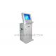 Digital Information Kiosk , Interactive Information Kiosk With A4 Printer And Keyboard