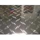 Silver Diamond Plate Panels , Customized Aluminium Checker Plate Flooring