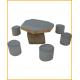 Stone Table Bench, Garden Chair, Landscaping Furniture