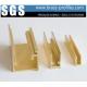 Copper Alloy Extrusion Window Frame Special Brass Window Sections