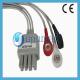 Nihon Kohden BR-903P ecg cable,snap,IEC