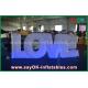 Colorful Inflatable Lighting Decoration Letter Love With Led light For Party or Wedding Decoration