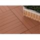 Moisture - Proof Wood Plastic Composite Decking with Wood Grain Surface