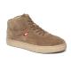 Anti Odor Mens Genuine Leather Khaki Lace Up Boots