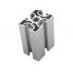 6063 Aluminum Extrusion Profiles Silver Anodized For Frame System / Aworkstations