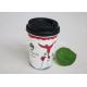 Mini 4oz Single Wall Paper Custom Disposable Coffee Cups With Lids