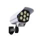 IP65 Bullet Type Fake CCTV Camera With Real Red Flashing Light