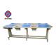 SS 70mm/S 6 Station Vegetables Working Table With Conveyor